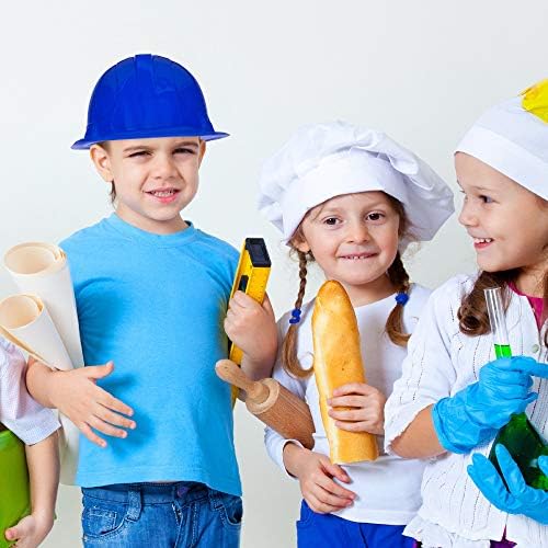 12 חבילה | כובעי מסיבת בנייה כחולה לילדים ומבוגרים בתפזורת